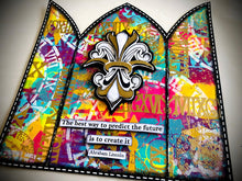 Load image into Gallery viewer, PaperArtsy Rubber Stamp Set Damask &amp; Fleur De Lis designed by Tracy Scott (TS057)
