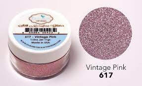 Elizabeth Craft Designs Silk Microfine Glitter Vintage Pink (617)