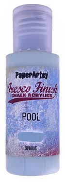 PaperArtsy Fresco Finish Chalk Acrylics Pool Opaque (FF186)