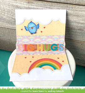 Lawn Fawn Lawn Cuts Custom Craft Dies - Pop-Up Big Hugs (LF2474)