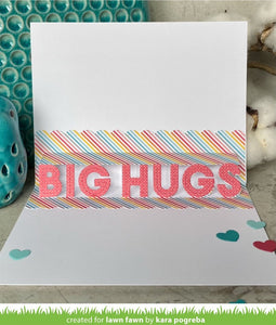 Lawn Fawn Lawn Cuts Custom Craft Dies - Pop-Up Big Hugs (LF2474)