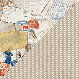 Authentique Quest Collection 12x12 Scrapbook Paper Quest Three (QUE003)