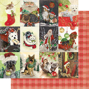 Authentique Rejoice Collection 12x12 Scrapbook Paper Rejoice Twenty-One (REJ021)