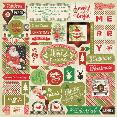 Authentique Rejoice Collection 12x12 Scrapbook Paper Rejoice Details (REJ026)