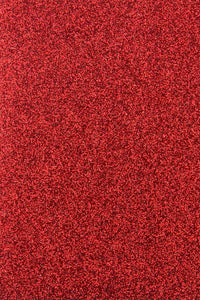 Glitter Cardstock - 12" x 12" Non Shed - Red (SSS514P10)