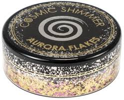 Creative Expressions Cosmic Shimmer Aurora Flakes - Golden Rose (CSAFROSE)