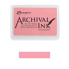 Ranger Archival Ink Pad Rose Madder (AIP30638)