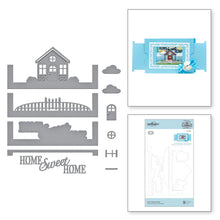 Load image into Gallery viewer, Spellbinders Paper Arts Die Set Make A Scene Card Base &amp; Cozy Home Scene (S6-165)
