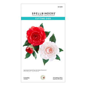 Spellbinders Paper Arts Victory Garden Collection Camellia Die Set (S4-1233)