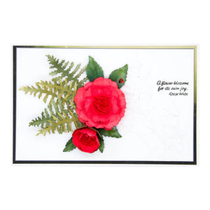 Spellbinders Paper Arts Victory Garden Collection Camellia Die Set (S4-1233)