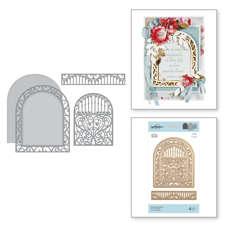 Spellbinders Paper Arts Die Set Ornamental Arch 3D Card (S5-340)