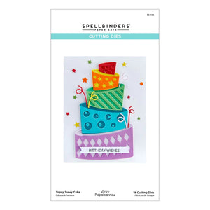 Spellbinders Paper Arts Cutting Dies Topsy Turvy Cake (S6-195)