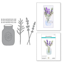 Load image into Gallery viewer, Spellbinders Paper Arts Victory Garden Collection Mason Jar and Lavender Die Set (S6-207)
