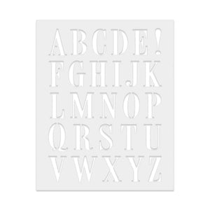 Hero Arts Stencil Subway Letters (SA033)