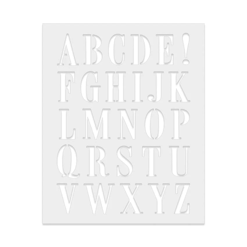 Hero Arts Stencil Subway Letters (SA033)