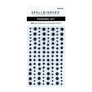 Spellbinders Paper Arts Essential Pearl Drops Fashion Jet (SCS-211)