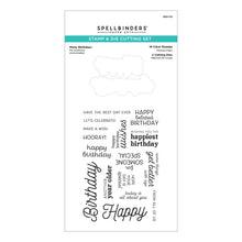 Load image into Gallery viewer, Spellbinders Paper Arts Stamp &amp; Die Cutting Set Many Birthdays (SDS-172)
