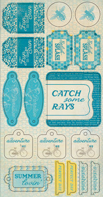 Authentique Paper Summer Collection Components (SEA022)