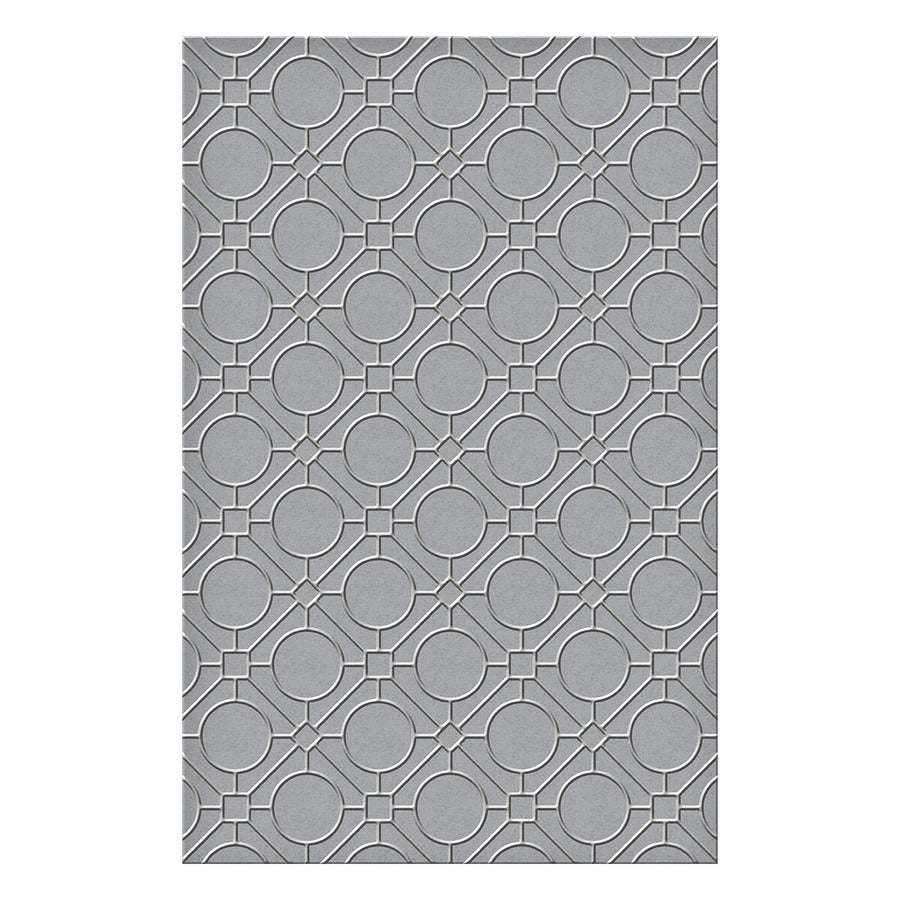 Spellbinders Paper Arts Embossing Folder Geo Screen (SES-030)