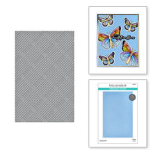 Load image into Gallery viewer, Spellbinders Paper Arts Embossing Folder Diamond Plaid (SES-036)
