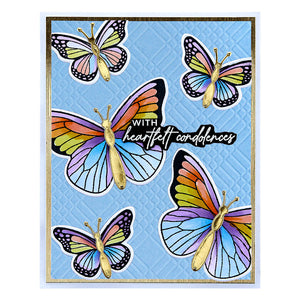 Spellbinders Paper Arts Embossing Folder Diamond Plaid (SES-036)