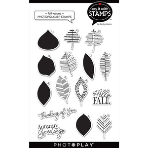 Photoplay Say it With Stamp & Die Set - Fall Leaves (SIS2348/SIS2349)