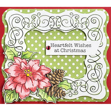 Load image into Gallery viewer, Stampendous Fran&#39;s Clear Stamps Christmas Frame (SSC1404)
