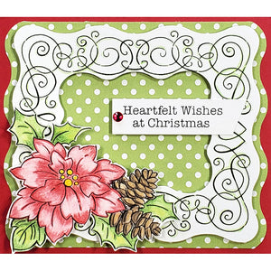 Stampendous Fran's Clear Stamps Christmas Frame (SSC1404)