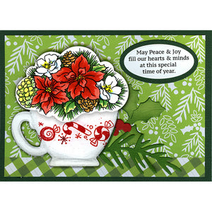 Stampendous Fran's Clear Stamps Christmas Frame (SSC1404)