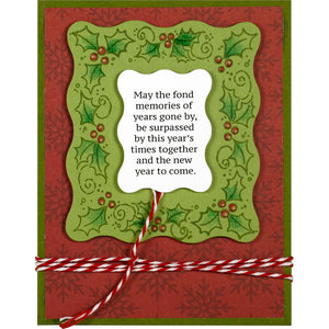 Stampendous Fran's Clear Stamps Christmas Frame (SSC1404)