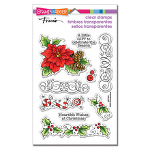 Load image into Gallery viewer, Stampendous Fran&#39;s Clear Stamps Christmas Frame (SSC1404)
