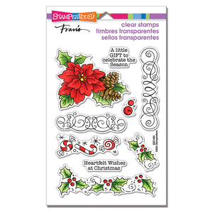 Stampendous Fran's Clear Stamps Christmas Frame (SSC1404)