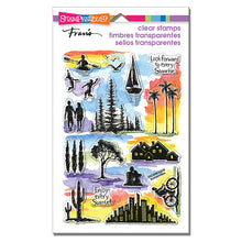 Load image into Gallery viewer, Stampendous! Fran&#39;s Clear Stamps - Sunrise Sunset PCS (SSC2006)
