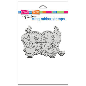 Stampendous Fran's Cling Rubber Stamps Gnome Love (CRP335)