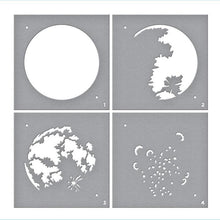 Load image into Gallery viewer, Spellbinders Layered Full Moon Stencil Set (STN-001)
