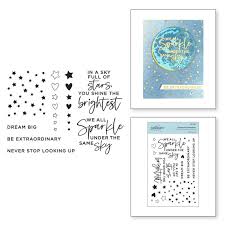 Spellbinders Clear Photopolymer Stamps Starstruck Sentiments (STP-037)