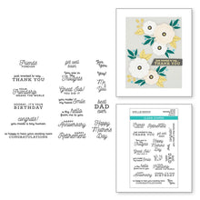 Load image into Gallery viewer, Spellbinders Paper Arts Clear Stamp Sentiments for You (STP-079)
