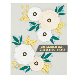 Spellbinders Paper Arts Clear Stamp Sentiments for You (STP-079)