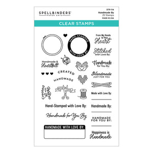 Spellbinders Paper Arts Clear Stamp Handmade By (STP-114)