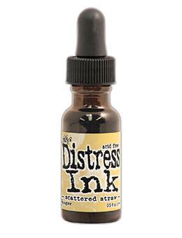 Tim Holtz Distress Ink Re-Inker Scattered Straw (TIM21605)