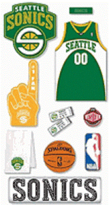 Jolee's Boutique NBA Team Stickers - Choose Your Team