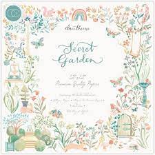 Craft Consortium Clare Therese Secret Gardens Premium Collection 12x12 Paper Pad