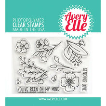 Load image into Gallery viewer, Avery Elle Photopolymer Clear Stamp &amp; Die Set Sending Flowers (D-20-41)
