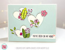 Load image into Gallery viewer, Avery Elle Photopolymer Clear Stamp &amp; Die Set Sending Flowers (D-20-41)
