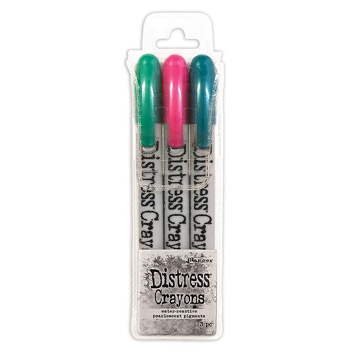 Tim Holtz Distress® Holiday Pearlescent Crayon Set #4 (TSCK81180)