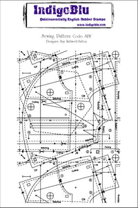 IndigoBlu Quintessentially English Rubber Stamps Sewing Pattern (SEW)