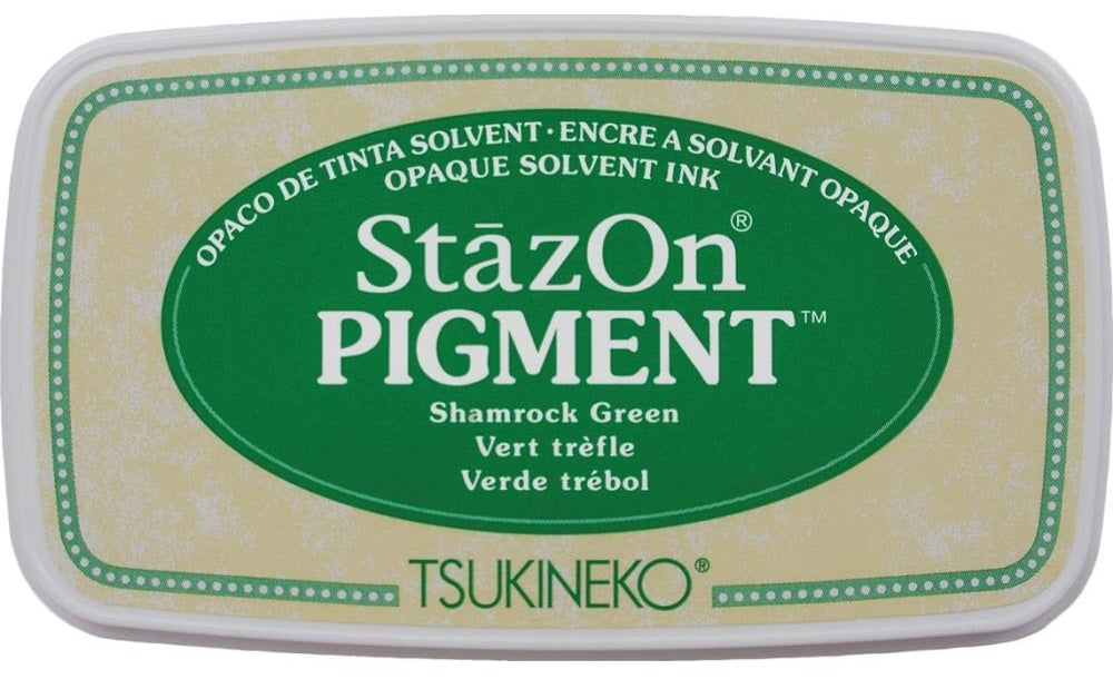 StazOn Pigment Ink Pad Shamrock Green (SZ-PIG-051)