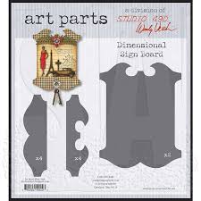 Wendy Vecchi Studio 490 Art Parts-Dimensional Sign Board