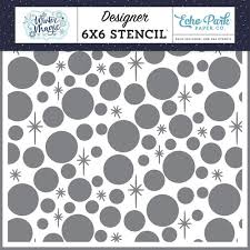 Echo Park Paper Co. Designer 6x6 Stencil - Snow Magic (WIM223035)