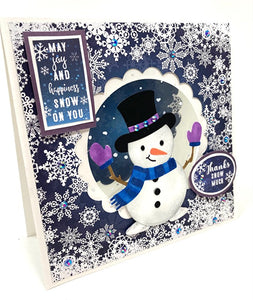 Hunkydory Snowfall Acetate Sheet - Single Sheet